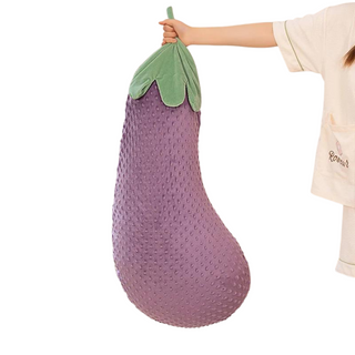 Kawaii Giant Eggplant Plush Toy Plushie Depot