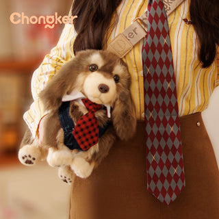 Dachshund Shoulder Bag – Plush Dog Purse for Girls