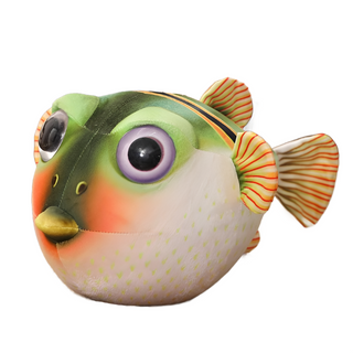 Lifelike Plush Fugu Fish Stuffed Animals - Plushie Depot