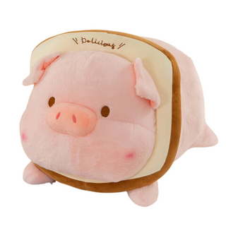 Kawaii Pig Toast Plush Plushie Depot