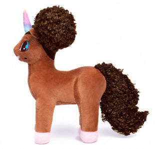 Jada, Unicorn Plush Toy with Afro Puffs - 12 inch | Plushie Depot