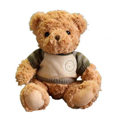 Sweatered Sweetheart Teddy Bear - Plushie Depot