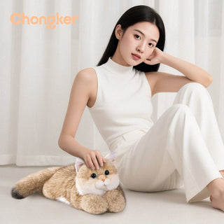 Golden British Shorthair Cat Plush