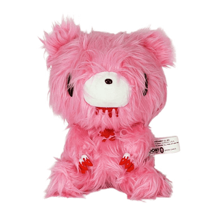 Shaggy Fur Pink Gloomy Bear 7" Plush