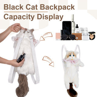 Chongker Cat Backpacks Plushie-Wearable Fashion Companion Cats