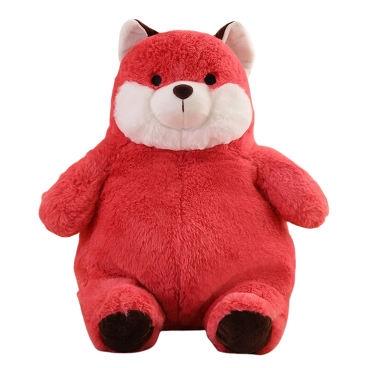 Chubby Red Fox Plushie Stuffed Animals Plushie Depot