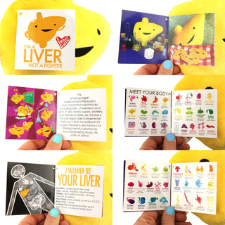 Liver Plush - I'm a Liver Not a Fighter