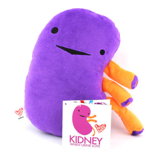 I Heart Guts - Kidney Plush - When Urine Love - Plushie Depot