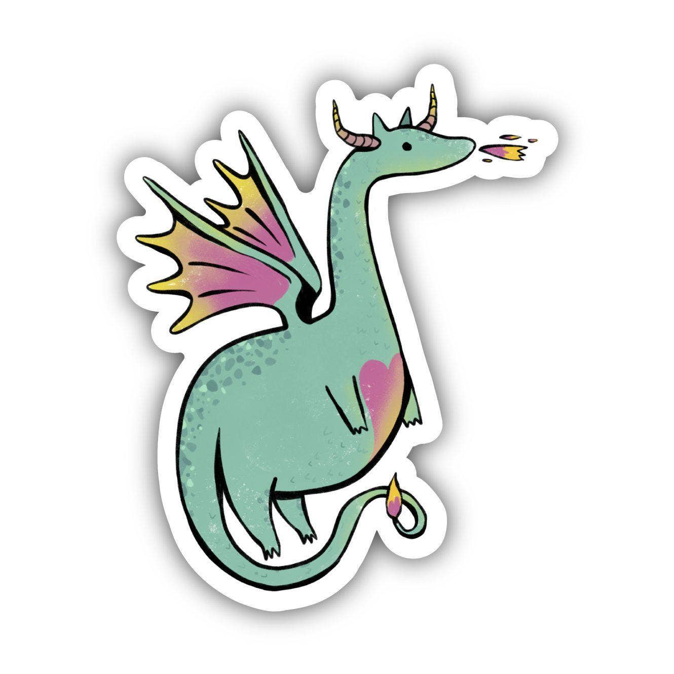 Dragon Fairytale Sticker Sticker - Plushie Depot