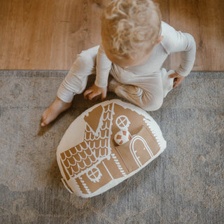 gingerbread house pillow