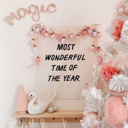 most wonderful time banner Holiday - Plushie Depot