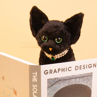 Devon Rex Cat Plush – Handmade Gift for Cat Lovers