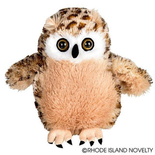 8" Animal Den Owl Plush Plush - Plushie Depot