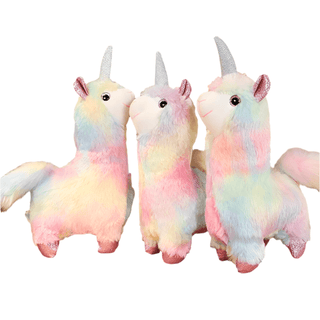 Rainbow Unicorn Alpaca Plushie 27" | Plushie Depot