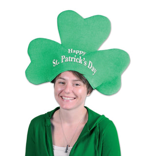 Plush St Patrick's Day Shamrock Hat | Plushie Depot