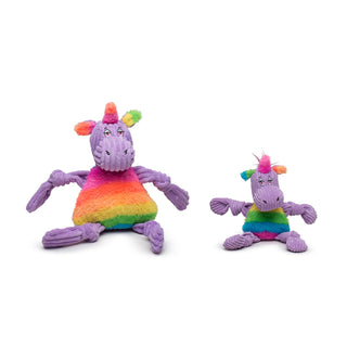 Rainbow Unicorn Knottie® Plush Dog Toy Small