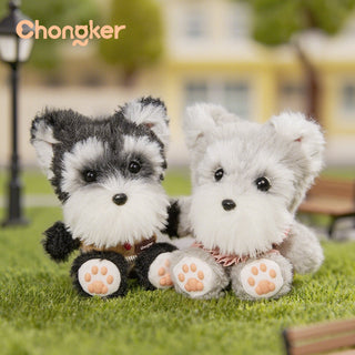 Gray Schnauzer Dog Charm- Kawaii Puppy Charm for Teens