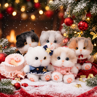 Kitty Bag Charms – Mini Plush Accessories for Girls Pet Lovers