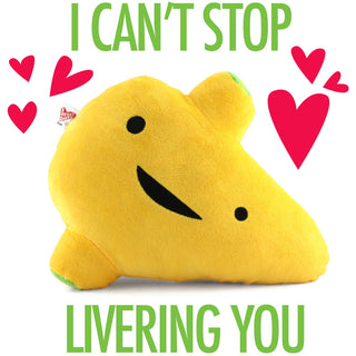 Liver Plush - I'm a Liver Not a Fighter