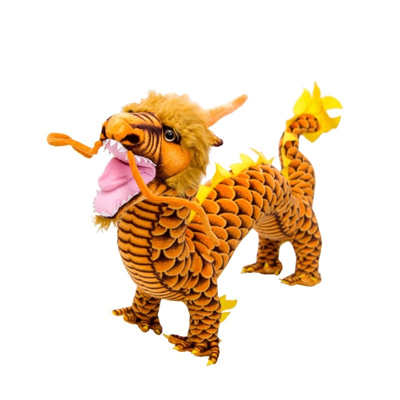 Ferocious Chinese Dragon Plush Toys Stuffed Animals - Plushie Depot