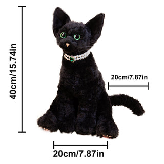 Devon Rex Cat Plush – Handmade Gift for Cat Lovers