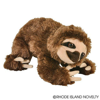 8" Animal Den Brown Sloth Plush Plush - Plushie Depot