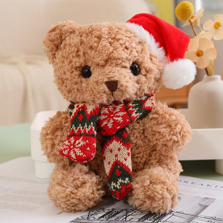 The Spirit of Christmas Teddy Bear 8" Colorful Plushie Depot