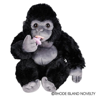 8" Animal Den Baby Gorilla W/Pacifier Plush Plushie Depot