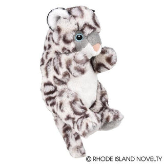 8" Cradle Cubbies Snow Leopard Plush - Plushie Depot