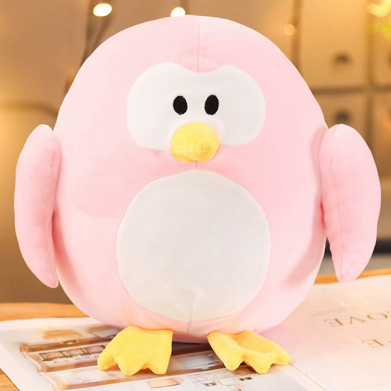 Peggy the Giant Penguin 12" Pink Stuffed Animals - Plushie Depot