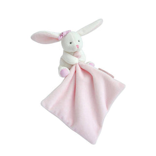 Hello Baby Blanket with Plush Stuffed Animal Bunny Plushie Depot