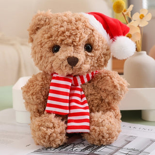 The Spirit of Christmas Teddy Bear 8" Red Plushie Depot