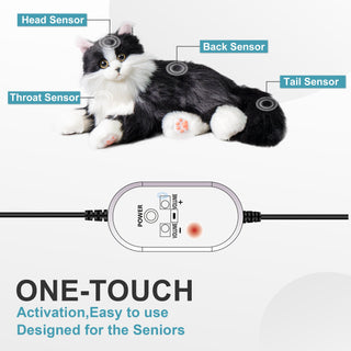 Percy Robot Cat – Interactive Weighted Comfort Toy