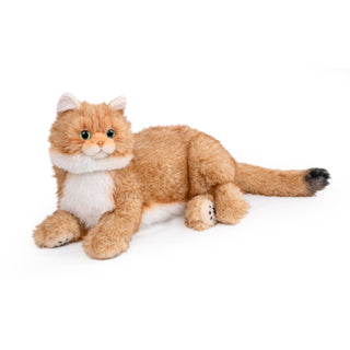 Percy 2.0 Golden British Short Hair Cat- Breathing Heartbeat Pur,Voice Robonic Cat