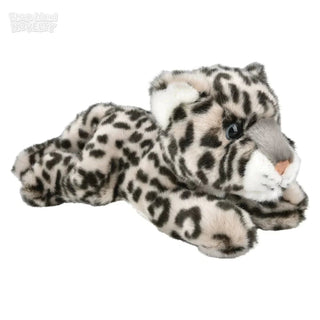 9.5" Heirloom Laying Snow Leopard Plushie Depot