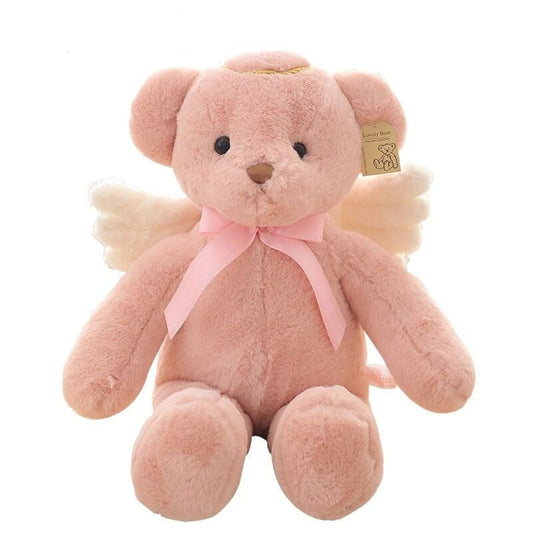 Kawaii Angel Wing Teddy Bears pink Stuffed Animals - Plushie Depot
