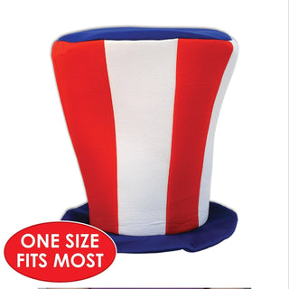 Patriotic Plush Tall Top Hat | Plushie Depot