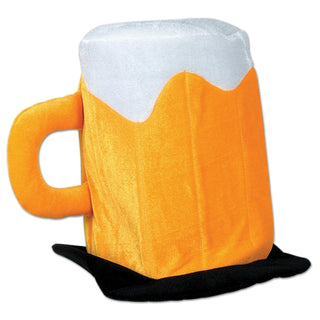 Oktoberfest Plush Beer Mug Hat