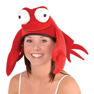 Luau Party Plush Crab Hat | Plushie Depot