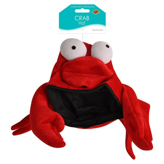 Luau Party Plush Crab Hat | Plushie Depot