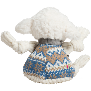Leo Lamb Plush Dog Toy Knottie®