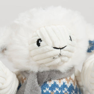 Leo Lamb Plush Dog Toy Knottie®
