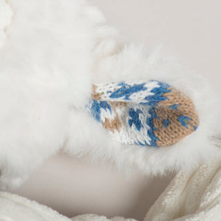 Leo Lamb Plush Dog Toy Knottie®