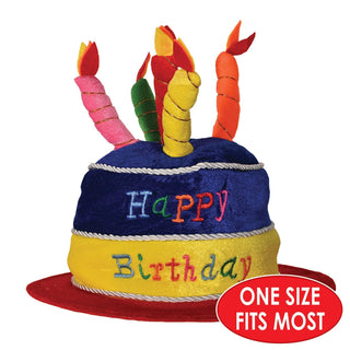 Plush Birthday Party Cake Hat | Plushie Depot