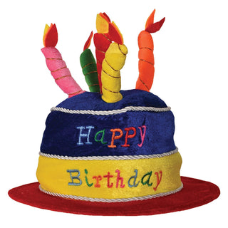 Plush Birthday Party Cake Hat