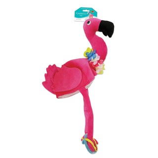 Luau Party Plush Flamingo Hat