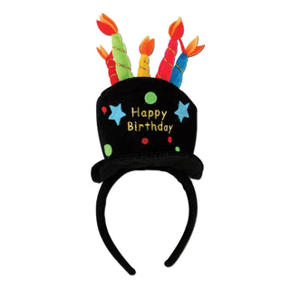 Plush Birthday Party Cake Headband