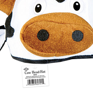 Plush Cow Head-Hat | Plushie Depot