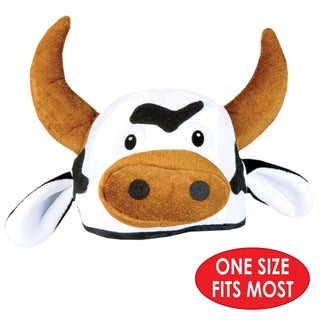 Plush Cow Head-Hat | Plushie Depot