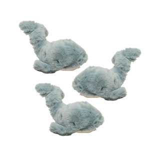 Mobie Whale Wee Huggles® Plush Dog Toys, 3 Pack